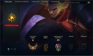 Conta smurf Gold LoL - League of Legends