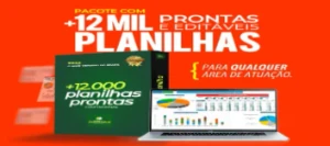 12.000 Planilhas Prontas e Editáveis - Cursos e Treinamentos