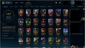 Conta Challenger Flex - 40 campeões 19 skins - League of Legends LOL