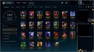 Conta Challenger Flex - 40 campeões 19 skins - League of Legends LOL