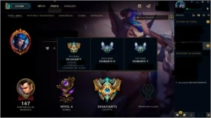 Conta Challenger Flex - 40 campeões 19 skins - League of Legends LOL