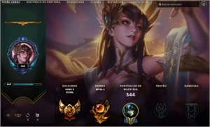 Conta League Of Legends (gold V, 345 Skins, 263 Ícones...) LOL