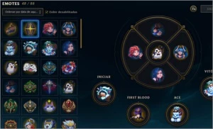 Conta League Of Legends (gold V, 345 Skins, 263 Ícones...) LOL