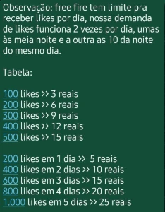 likes free fire