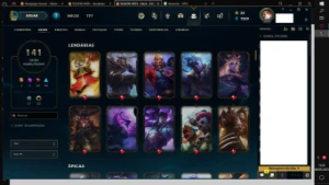 Conta de LoL Nv454 Unranked - League of Legends