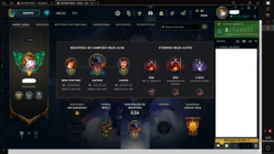 Conta de LoL Nv454 Unranked - League of Legends