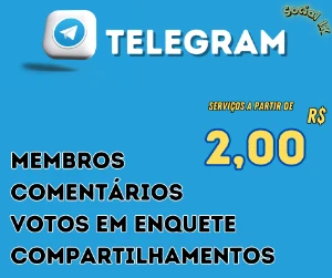 Telegram: Membros, Compartilhamento, Votos em enquete, Comen