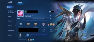Conta Honor of Kings - 220 Skins e Todos os Heróis