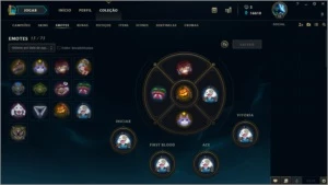 Conta league of legends D5 todos os champs + 222 skins LOL