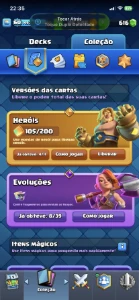 Conta 13K Troféus, Nível 15, 8 anos de Jogo - Clash Royale