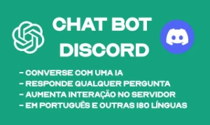 Chat Bot Discord - Com Ia (Ilimitado) [Entrega Automática]