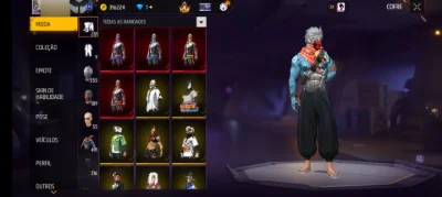 Vendo conta de ff gemada - Free Fire