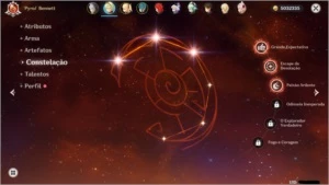 CONTA AR48 DILUC C1, QIQI C1, ZHONGLI, HARPA CELESTIAL - Genshin Impact
