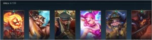 Conta wild rift barata 18 skins e 3 skins lendárias - League of Legends LOL