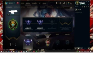 Conta league of Legends Diamante 4 LOL