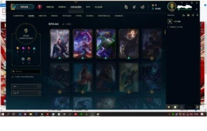 Conta league of Legends Diamante 4 LOL