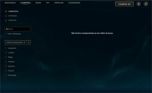 Conta no League of Legends 1231 skins - PLAT 4 LOL