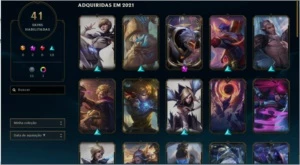 Vendo conta platina 4 com Zed Prestigio - League of Legends LOL