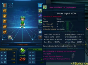 Conta Ox Omega La - Digimon Masters Online DMO