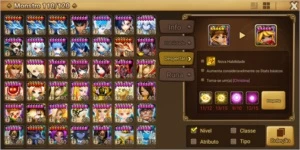 Conta SW Bison light e outros 13 5* - Summoners War