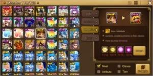 Conta SW Bison light e outros 13 5* - Summoners War