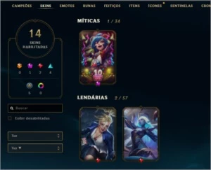 League Of Legends: Conta nível 50, gold 4 solo/duo s9 LOL