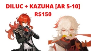 Diluc + Kazuha [ESTOQUE LOTADO] - Genshin Impact