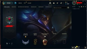 CONTA LEAGUE OF LEGENDS LVL40 GALAXY SLAYER ZED LOL
