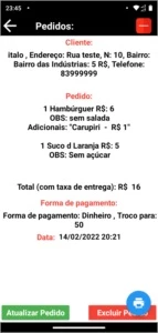Aplicativo Gerenciamento Delivery de Loja, Restaurante etc - Softwares e Licenças