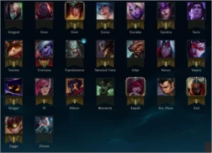 Vendo Conta LoL Platina com varios champs e skins - League of Legends