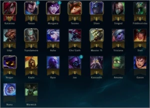 Conta Gold V, 23 Champions, 4 Skins - League of Legends LOL