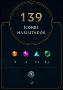 Conta League of Legends D4 season 9, quase 3k investidos LOL
