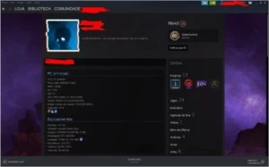 conta steam cs prime lvl 28 e 24 jogos - Counter Strike
