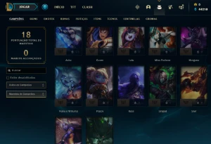 Conta PLATINA 4 | 61% Win - Lol (League Of Legends) Elomoon