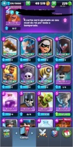 Vendo conta de Clash Royale Desafiante 1