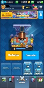 Vendo conta de Clash Royale Desafiante 1