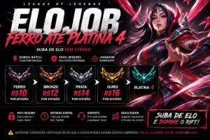 ELO JOB • DO FERRO AO GOLD ! - League of Legends LOL