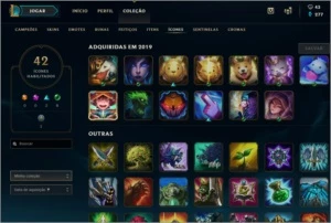 Conta Gold II, 28 champs, 2 skins, 3 reembolsos, mmr bom - League of Legends LOL