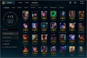Conta Gold II, 28 champs, 2 skins, 3 reembolsos, mmr bom - League of Legends LOL