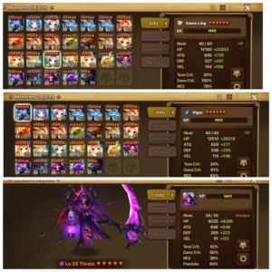 Conta global C1 com Nat Ld Elenoa - Summoners War
