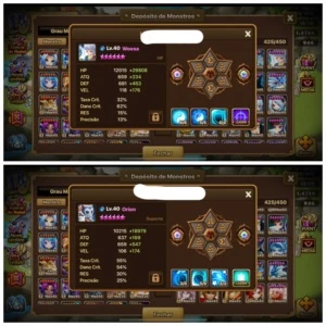 Conta global C1 com Nat Ld Elenoa - Summoners War