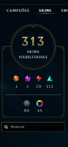 Conta Lol +300skins vários campeões