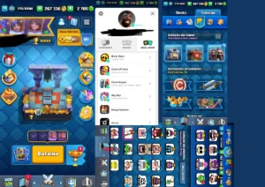 Conta Com 7Evo E 2.7K De Gemas Clash Royale