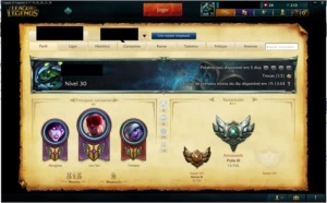 Conta no LOL Prata 3 com Pulsefire Ezreal - League of Legends