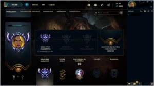 Conta DIAMANTE 2 65>%WR - 21PDL+ por win. - League of Legends LOL