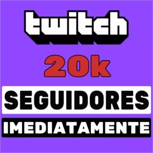 Twitch Follow/Seguidores - 20k Seguidores Imediatamente - Redes Sociais