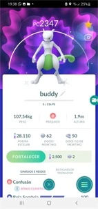 Mewtwo shyny - Pokémon