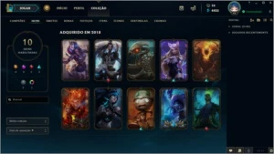 Conta League of Legends OURO V LOL