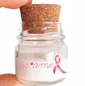 Mini Vela Aromática Outubro Rosa Brinde Corporativo 40 Gr - Artesanato e Personalizados