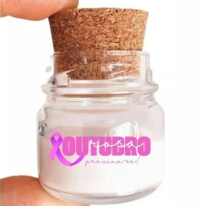 Mini Vela Aromática Outubro Rosa Brinde Corporativo 40 Gr - Artesanato e Personalizados